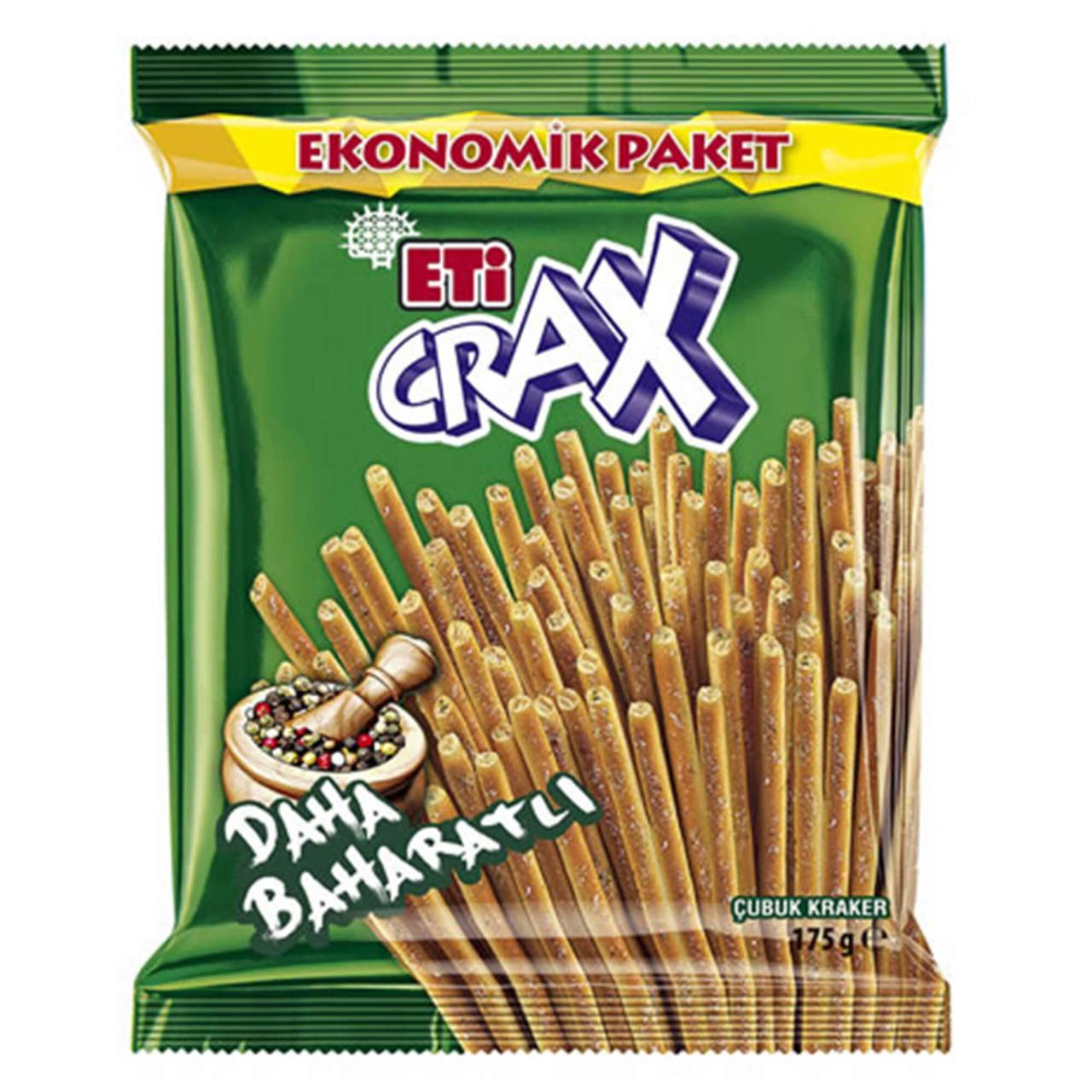 Eti Crax Daha Baharatlı Çubuk Kraker 175gr