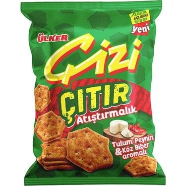 Ülker Çizi Çıtır Atıştırmalık Tulum Peyniri Köz Biber 40 gr
