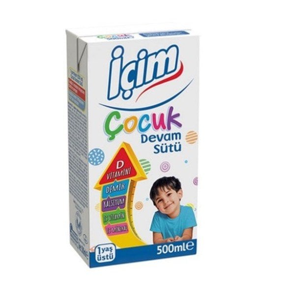 İçim Çocuk Devam Sütü 500ml uht