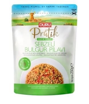 Duru Pratik Sebzeli Bulgur Pilavı 250gr