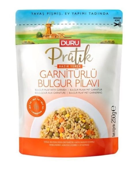 Duru Pratik Garnitürlü Bulgur Pilavı 250gr