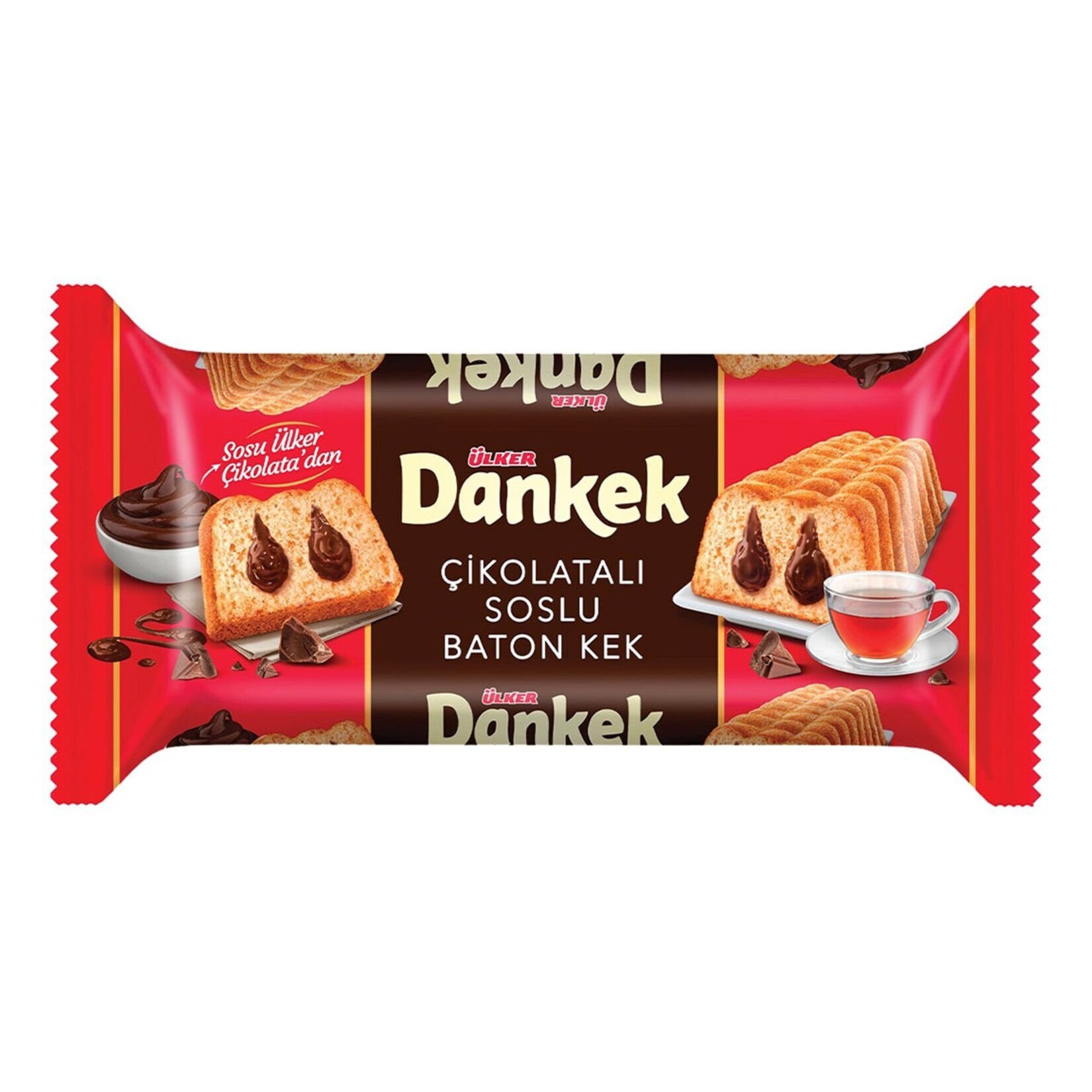 Ülker Dankek Çikolatalı Soslu Baton Kek 220gr