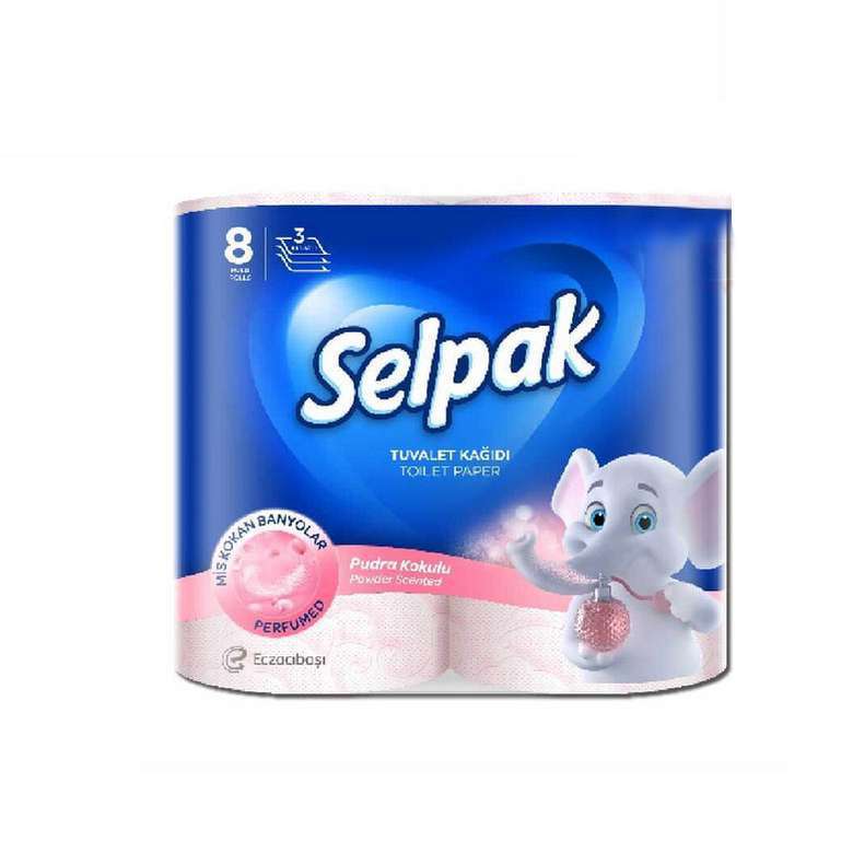 Selpak Tuvalet Kağıdı Pudra Kokulu 8li