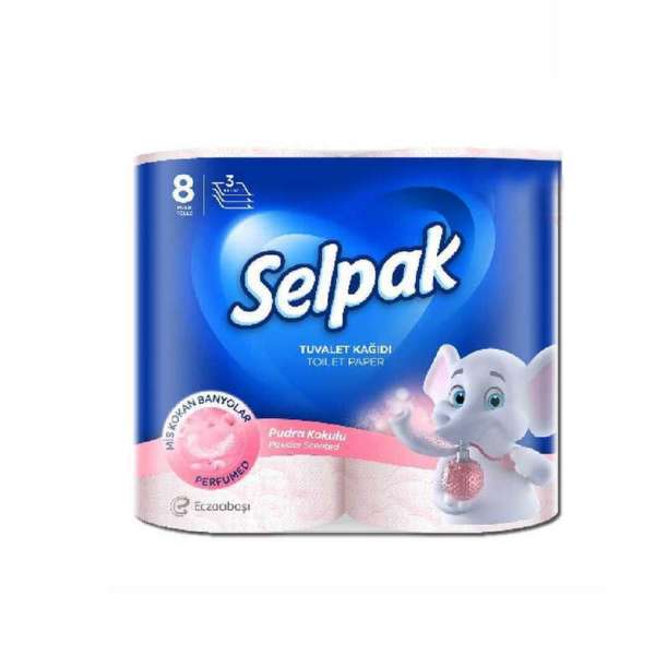 Selpak Tuvalet Kağıdı Pudra Kokulu 8li