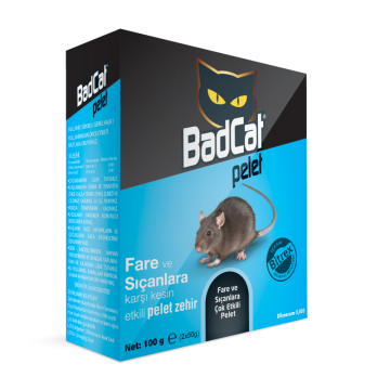 Badcat Pelet Fare ve Sıçanlara Karşı Zehir 100g