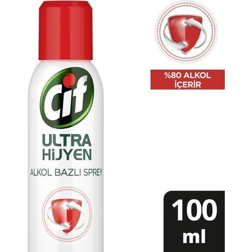 Cif Ultra Hijyen Alkol Bazlı Sprey 100ml