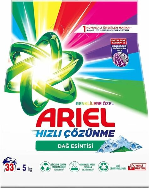 Ariel Matik Dağ Esintisi Renklilere Özel 5000gr