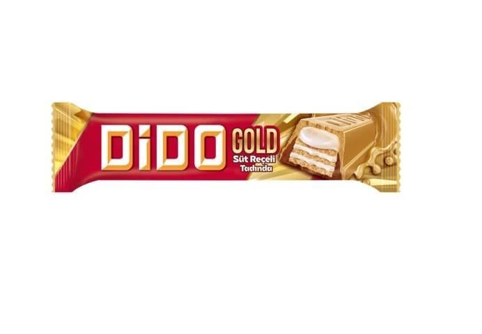 Ülker Dido Gold Süt Reçeli Tadında Çikolatalı Gofret 36 gr