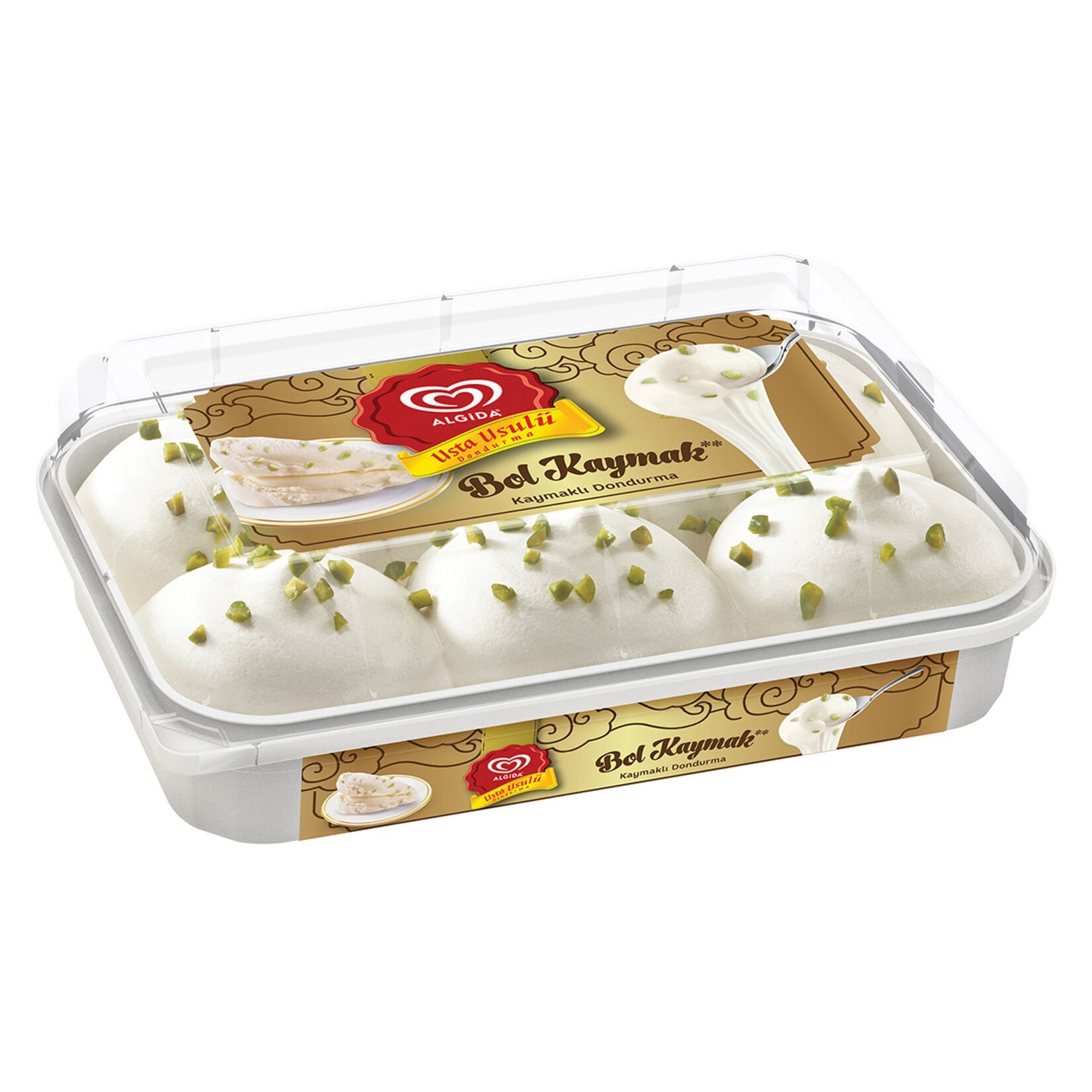 Algida Usta Usulü  Bol Kaymaklı Dondurma 500ml