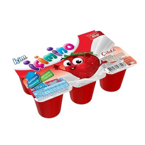 İçim İçimino Çilekli Yoğurt 6x40gr