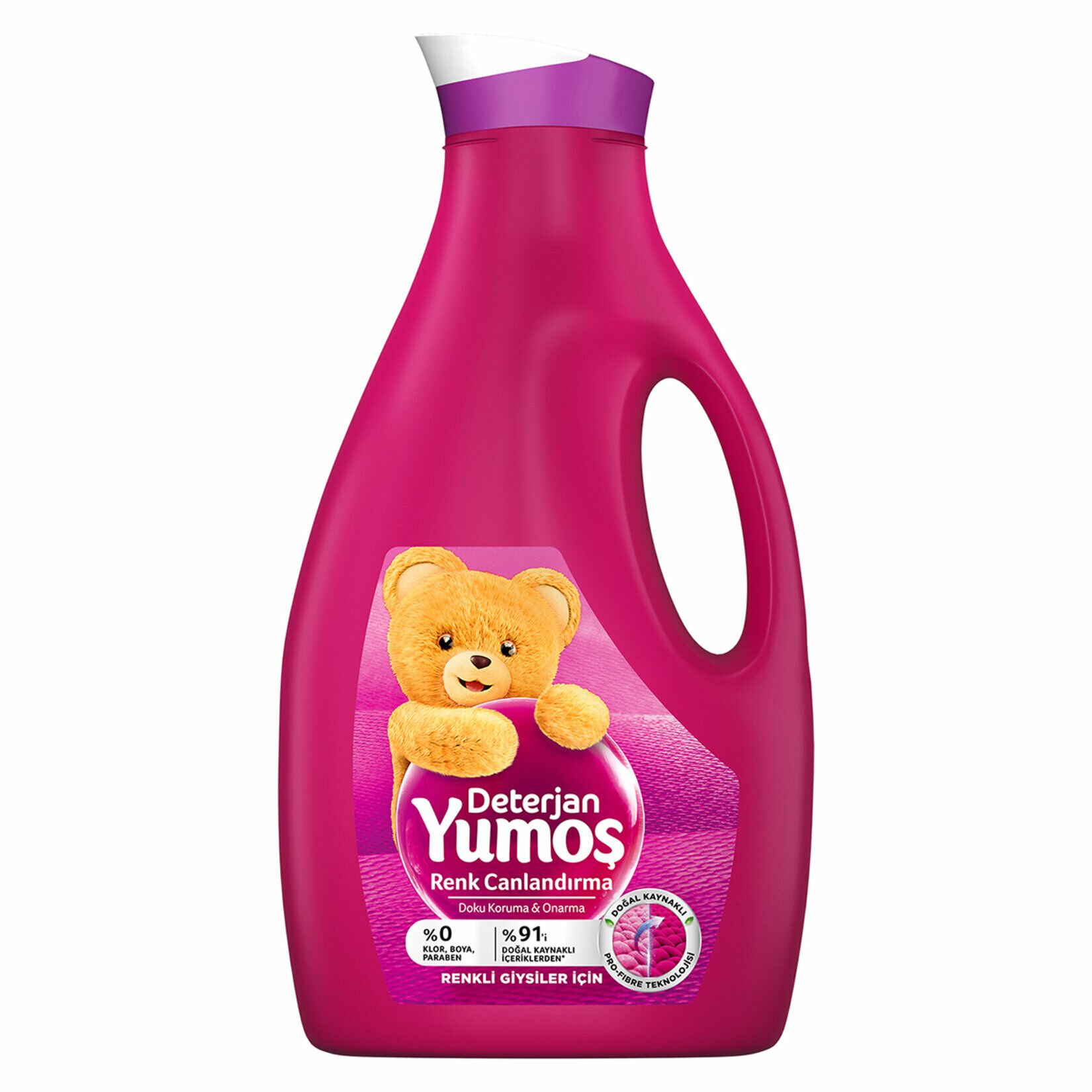 Yumoş Sıvı Deterjan Renkli Giysiler İçin 2520ml