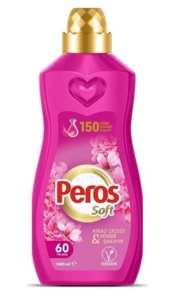 Peros Soft Yumuşatıcı Kiraz Çiçeği & Pembe Şakayık 1440ml