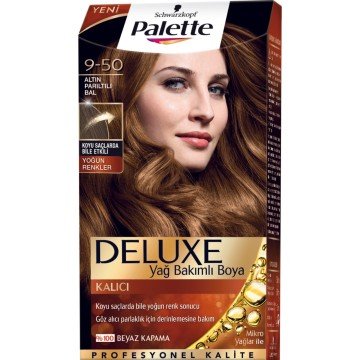 Palette Krem Boya Altın Parıltılı Bal Set Saç Boyası