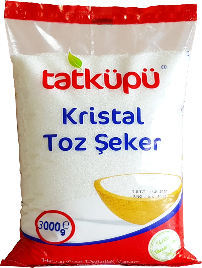 Tatküpü Toz Şeker 3000gr
