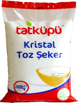 Tatküpü Toz Şeker 3000gr