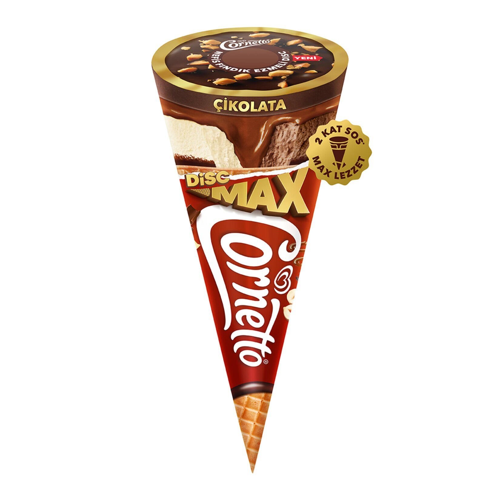 Algida Cornetto Disc Max Çikolata  Dondurma 130ml