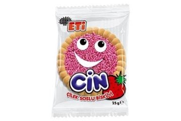 Eti Cin Çilek Soslu 25gr