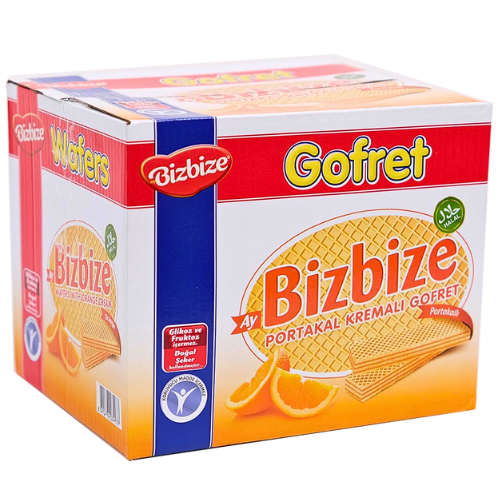 Bizbize Portakal Kremalı Gofret 1020gr