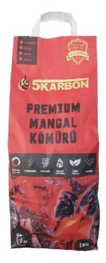 5Karbon Premium Mangal Kömürü 2000gr