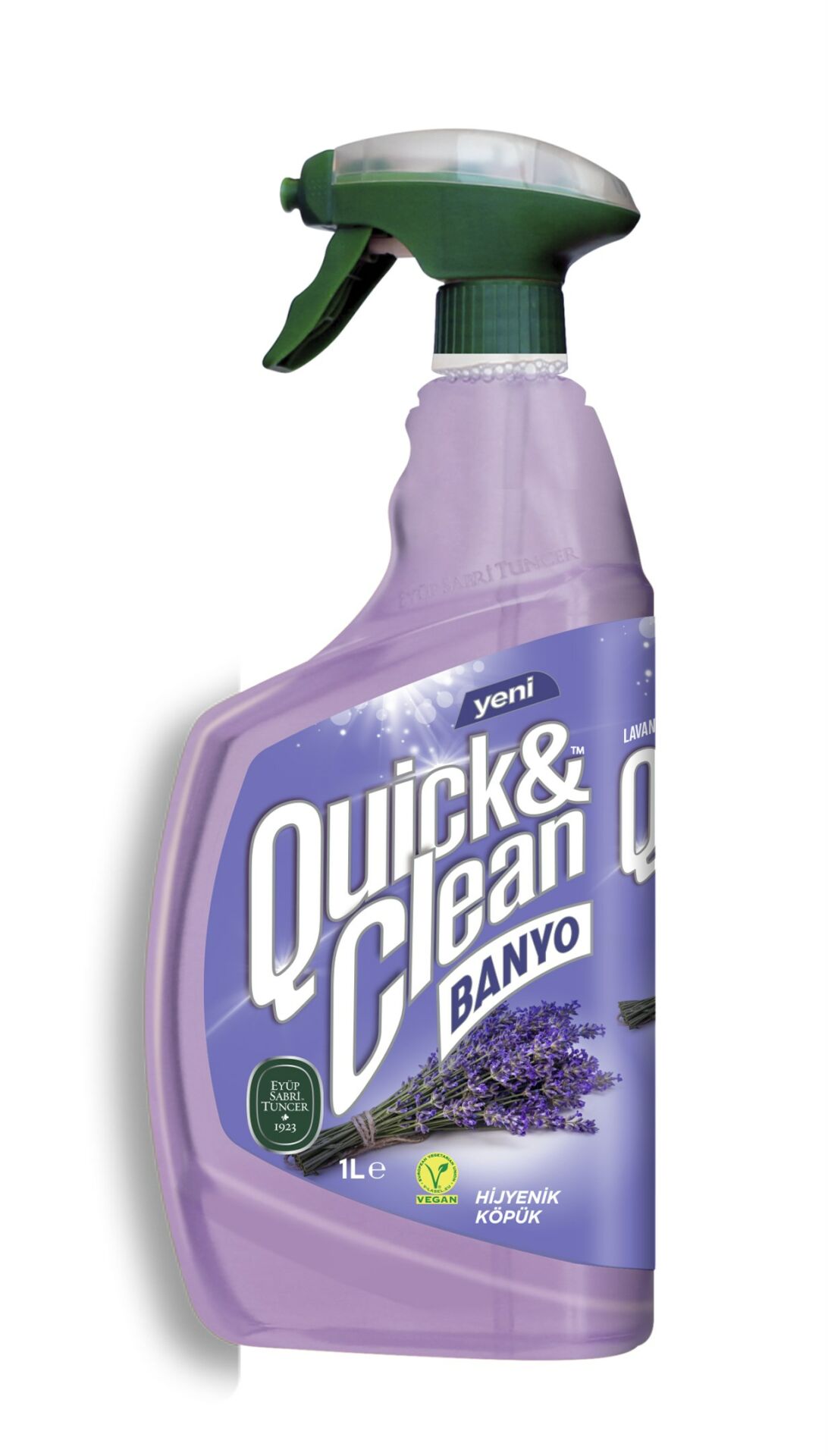 Eyüp Sabri Tuncer Quick Clean Lavanta Yağı Sirkeli Çok Amaçlı Yüzey Temizleyici Sprey 1000ml