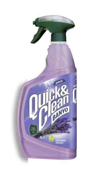 Eyüp Sabri Tuncer Quick Clean Lavanta Yağı Sirkeli Çok Amaçlı Yüzey Temizleyici Sprey 1000ml