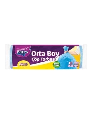 Parex Güçlü Çöp Torbası Orta Boy 15li