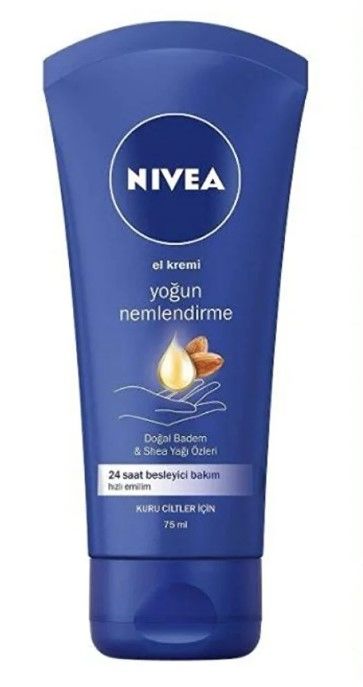 Nivea El Kremi Yoğun Nemlendirme Doğal Badem & Shea Yağı Özleri 75ml