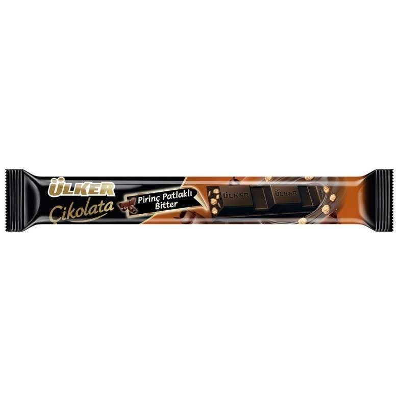 Ülker Pirinç Patlaklı Bitter Çikolata 14gr