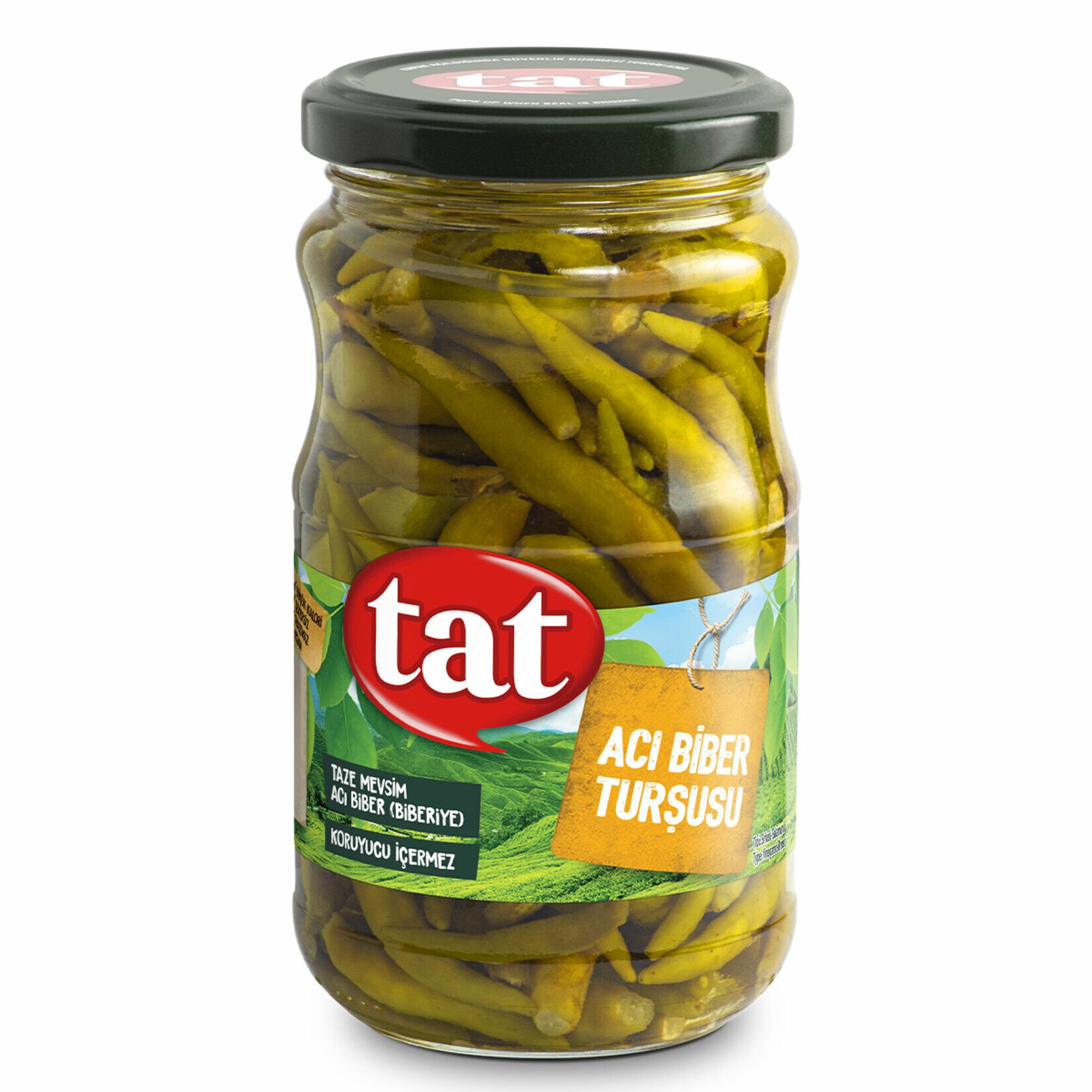 Tat Acı Biber Turşusu 330gr cam