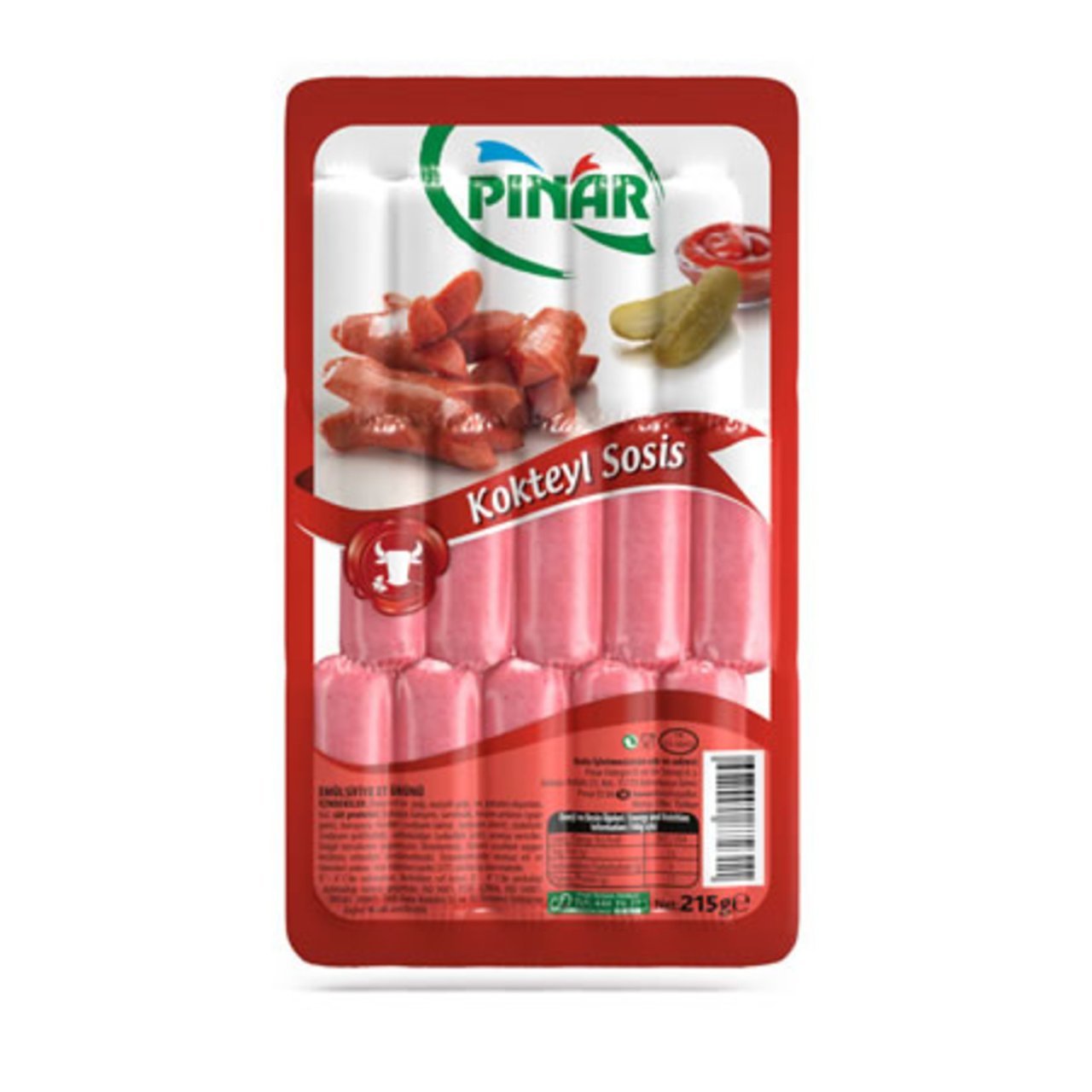 Pınar Dana Kokteyl Minik Sosis 215gr
