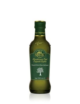 Kristal Organik Natürel Sızma Zeytinyağı 500ml cam