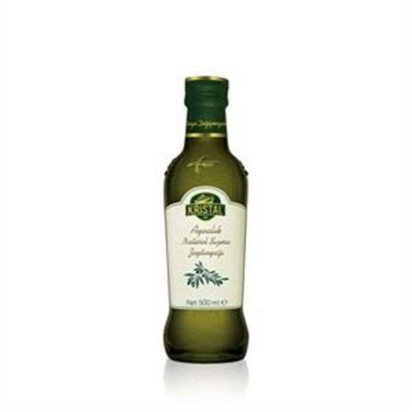 Kristal Ayvalık Natürel Sızma Zeytinyağı 500ml cam