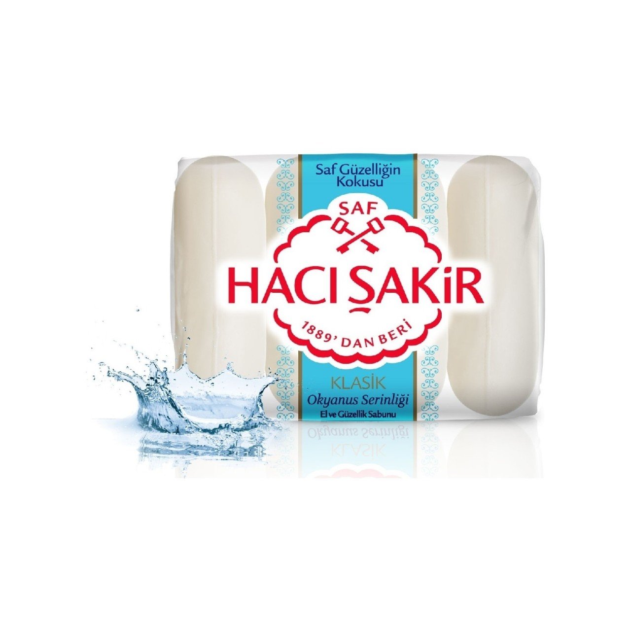 Hacı Şakir Güzellik Sabunu Okyanus Serinliği 4*70gr
