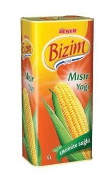 Ülker Bizim Mısır Yağı 5000ml tnk