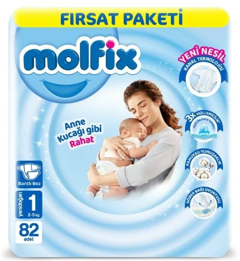 Molfix Fırsat Paket 1 Beden 2-5 kg