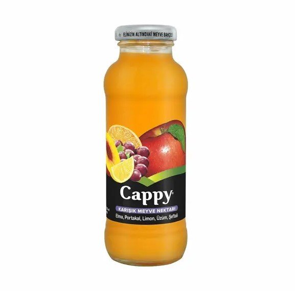 Cappy Meyve Suyu Karışık 250ml cam
