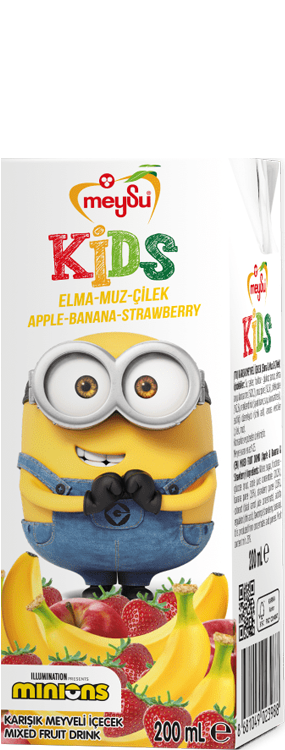 Meysu Kids Elma-Muz-Çilek Meyveli İçecek 6x200ml