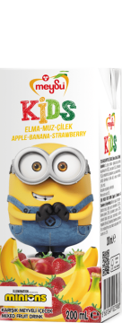 Meysu Kids Elma-Muz-Çilek Meyveli İçecek 6x200ml