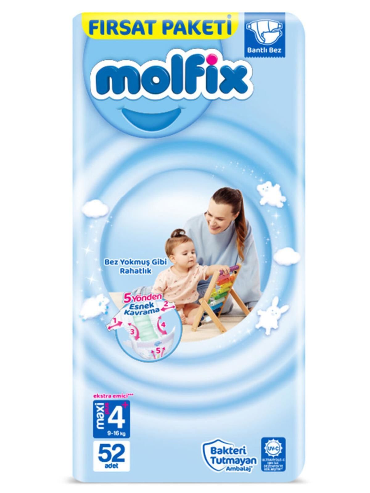 Molfix Fırsat Paket 4+ Beden 9-16 kg
