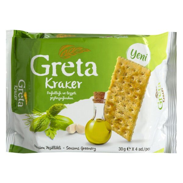Greta Kraker Mevsim Yeşillikli 4x30gr