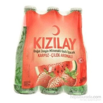 Kızılay Maden Suyu Karpuz-Çilek Aromalı 6*200ml