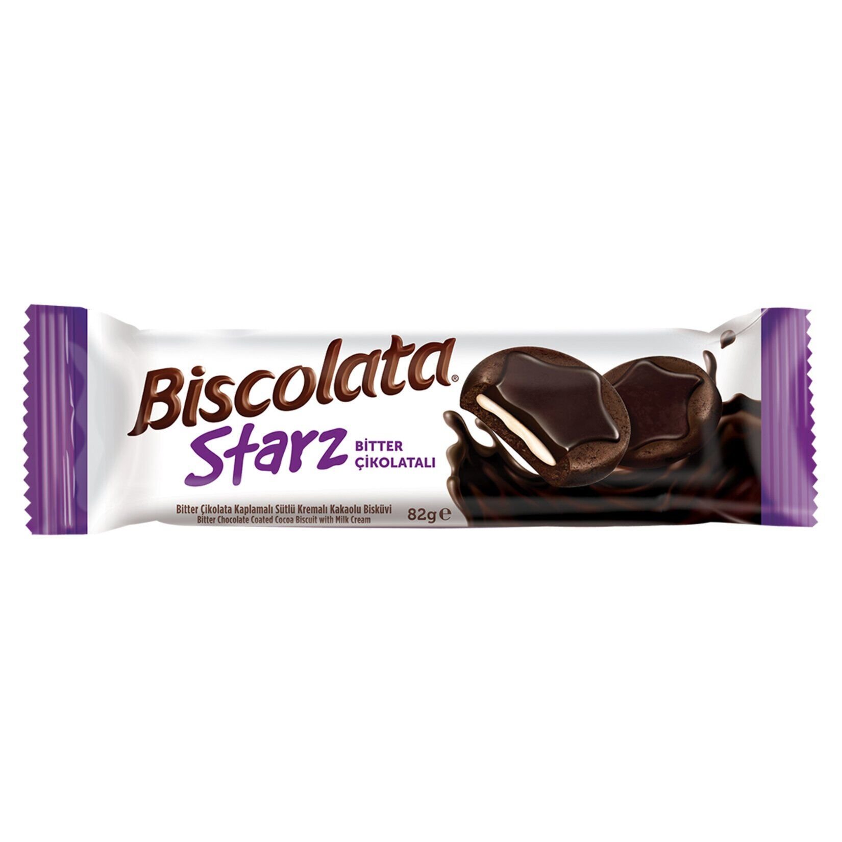 Şölen Biskolata Starz Bitter Çikolatalı 82gr