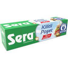 Sera Kilitli Buzdolabı Poşeti 12li