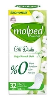 Molped Pure&Soft Ekonomik Paket İnce Günlük 32li