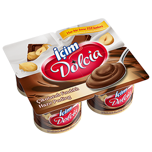 İçim Dolcia Çikolatalı Fındıklı Puding 4*110gr