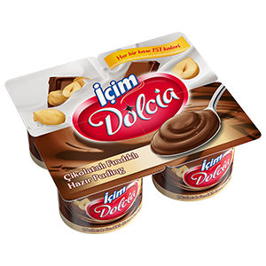 İçim Dolcia Çikolatalı Fındıklı Puding 4*110gr