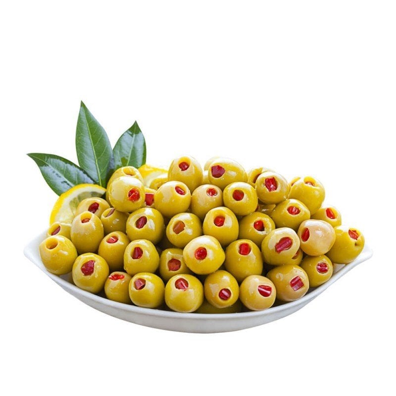 Biberli Yeşil Zeytin Kg