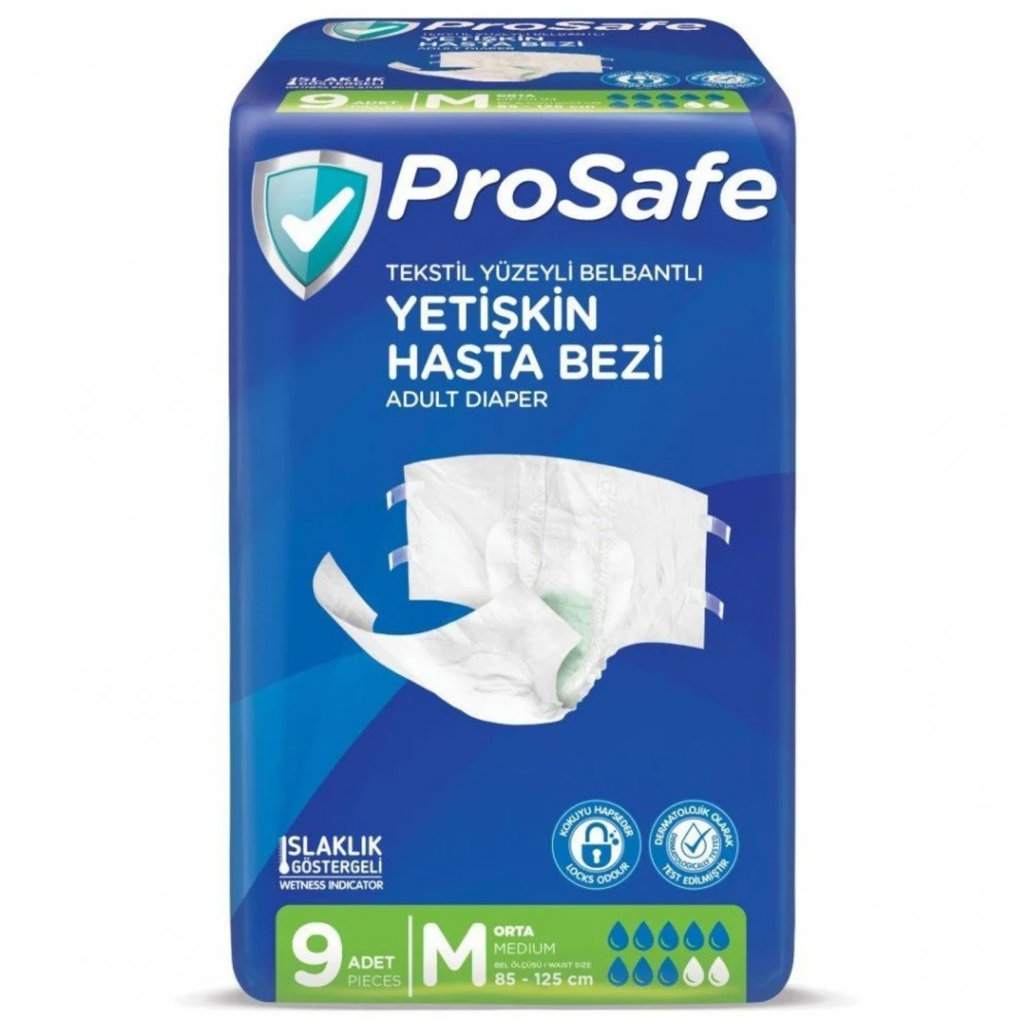 Prosafe Yetişkin Hasta Bezi Medium 9lu
