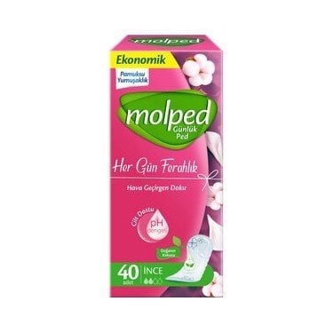 Molped Günlük Ped Her Gün Ferahlık Ekonomik Paket İnce 40lı