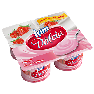 İçim Dolcia Çilekli Puding 4*110gr